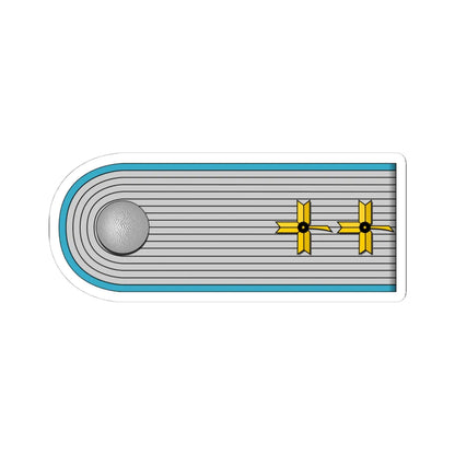 ZNDH Natporučnik h (Croatia) (Military Rank) STICKER Vinyl Kiss-Cut Decal 4 Inch White - The Sticker Space