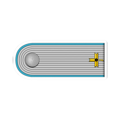 ZNDH Poručnik h (Croatia) (Military Rank) STICKER Vinyl Kiss-Cut Decal 2 Inch White - The Sticker Space