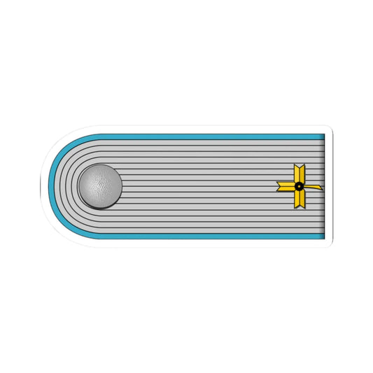 ZNDH Poručnik h (Croatia) (Military Rank) STICKER Vinyl Kiss-Cut Decal 2 Inch White - The Sticker Space