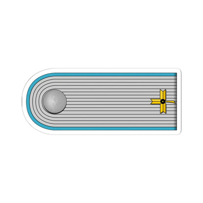 ZNDH Poručnik h (Croatia) (Military Rank) STICKER Vinyl Kiss-Cut Decal 6 Inch White - The Sticker Space