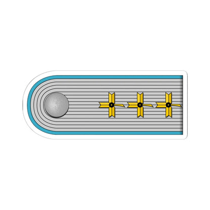 ZNDH Satnik h (Croatia) (Military Rank) STICKER Vinyl Kiss-Cut Decal 6 Inch White - The Sticker Space