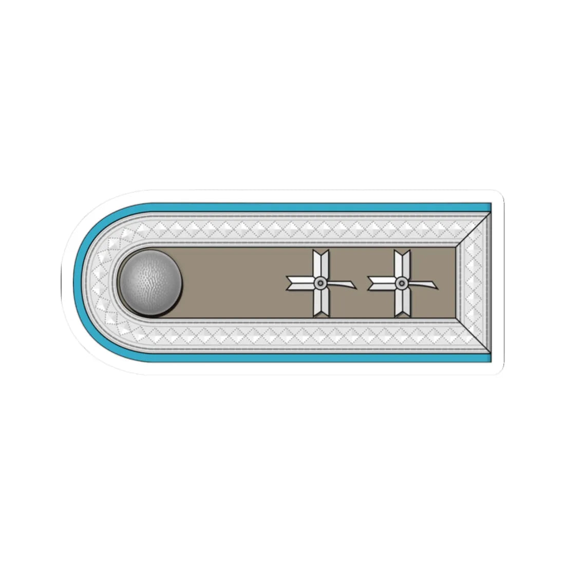 ZNDH Stožerni Narednik h (Croatia) (Military Rank) STICKER Vinyl Kiss-Cut Decal 2 Inch White - The Sticker Space