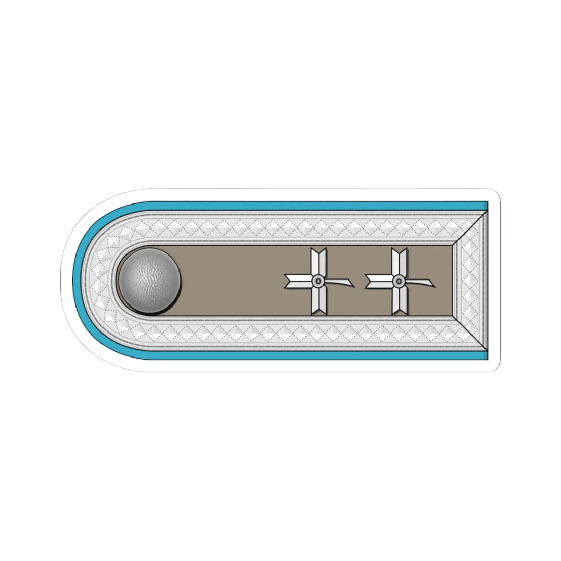 ZNDH Stožerni Narednik h (Croatia) (Military Rank) STICKER Vinyl Kiss-Cut Decal 3 Inch White - The Sticker Space