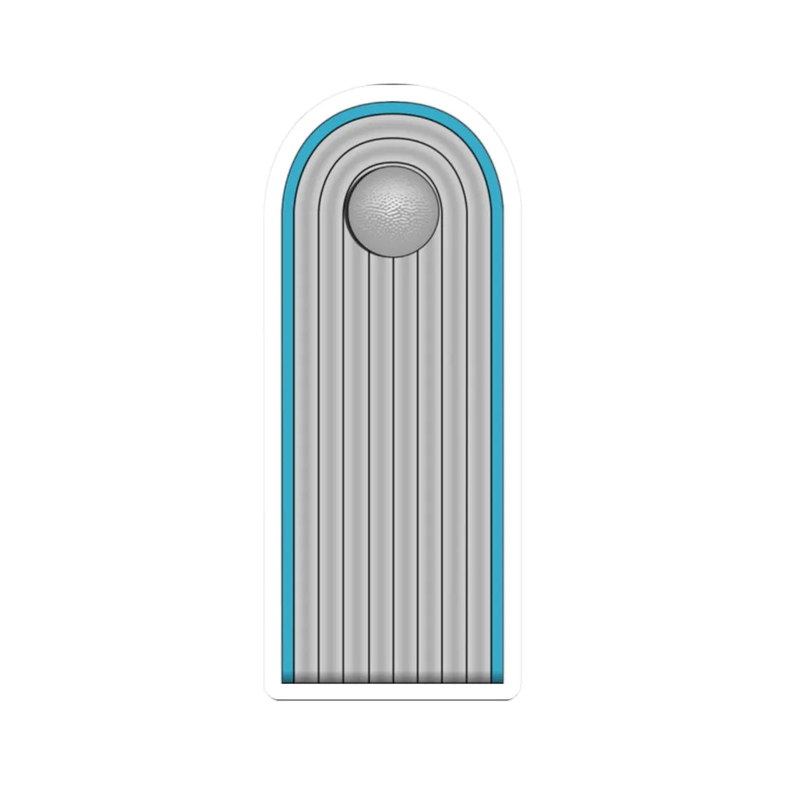 ZNDH zastavnik (Croatia) (Military Rank) STICKER Vinyl Kiss-Cut Decal 2 Inch White - The Sticker Space