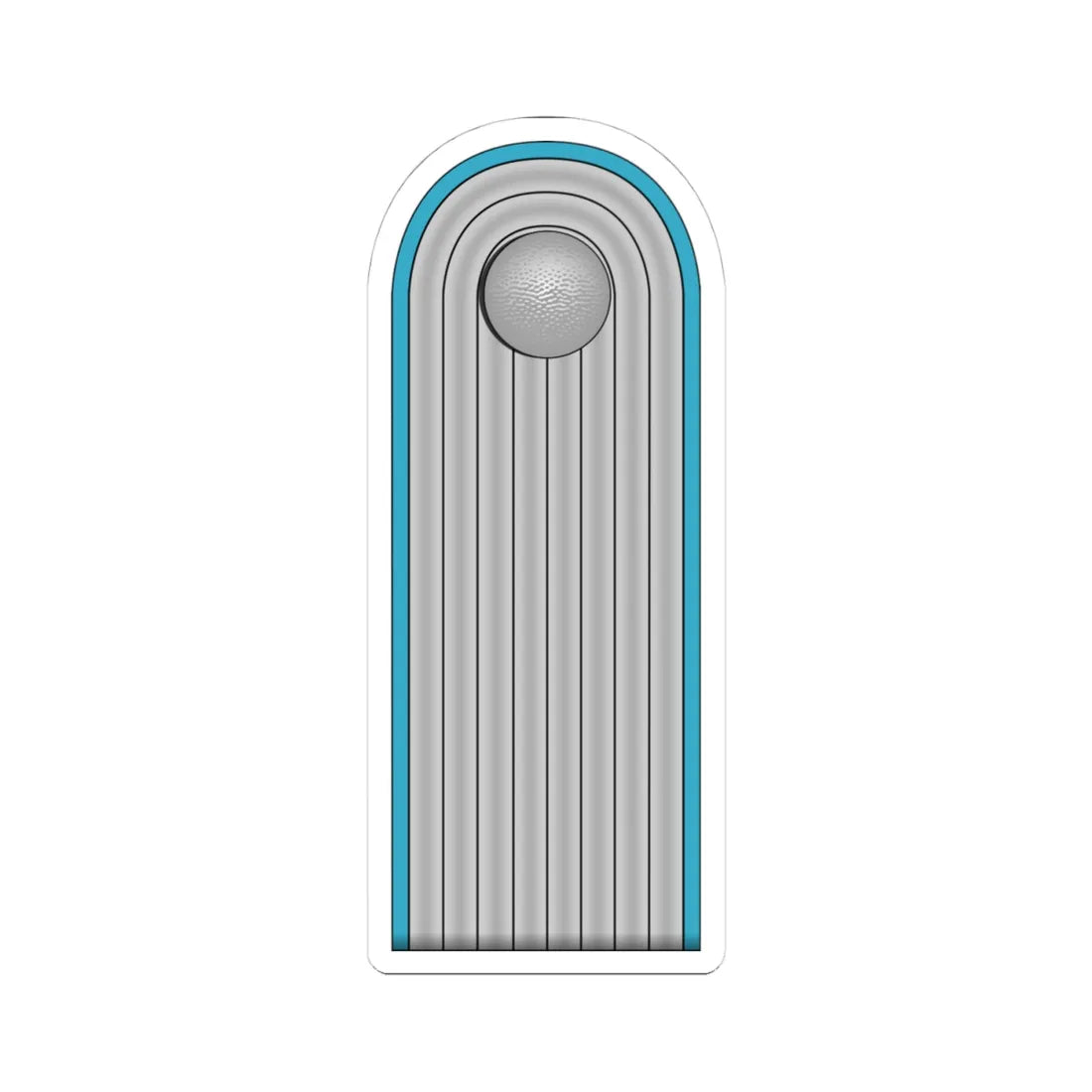 ZNDH zastavnik (Croatia) (Military Rank) STICKER Vinyl Kiss-Cut Decal 4 Inch White - The Sticker Space