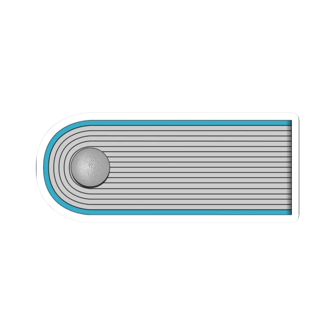 ZNDH Zastavnik h (Croatia) (Military Rank) STICKER Vinyl Kiss-Cut Decal 2 Inch White - The Sticker Space