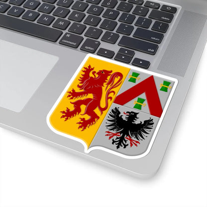 Zoersel wapen (Belgium) (Coat of Arms) STICKER Vinyl Kiss-Cut Decal - The Sticker Space