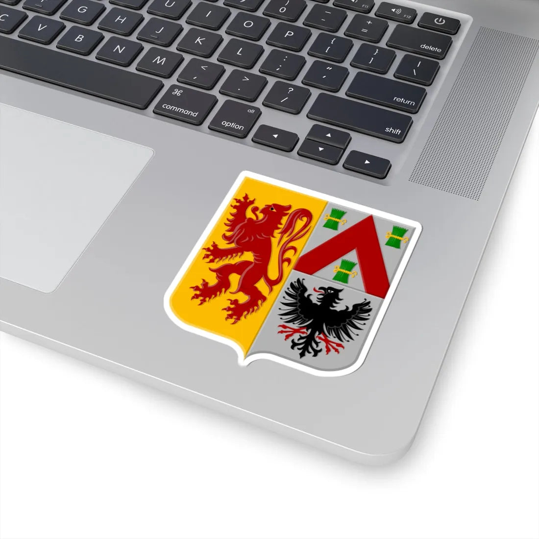 Zoersel wapen (Belgium) (Coat of Arms) STICKER Vinyl Kiss-Cut Decal - The Sticker Space