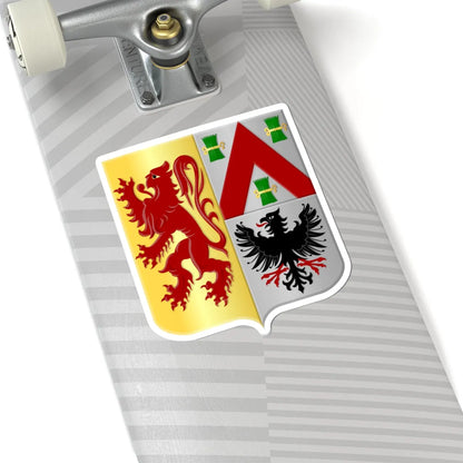 Zoersel wapen2 (Belgium) (Coat of Arms) STICKER Vinyl Kiss-Cut Decal - The Sticker Space