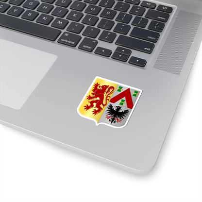 Zoersel wapen2 (Belgium) (Coat of Arms) STICKER Vinyl Kiss-Cut Decal - The Sticker Space
