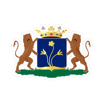 Zoetermeer wapen 1816 (Netherlands) (Coat of Arms) STICKER Vinyl Kiss-Cut Decal 3 Inch White - The Sticker Space