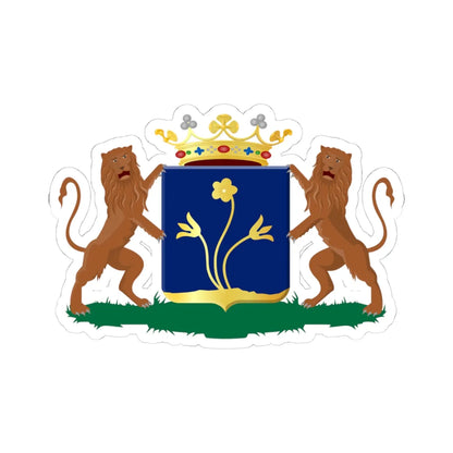 Zoetermeer wapen 1816 (Netherlands) (Coat of Arms) STICKER Vinyl Kiss-Cut Decal 4 Inch White - The Sticker Space