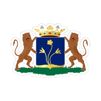 Zoetermeer wapen 1816 (Netherlands) (Coat of Arms) STICKER Vinyl Kiss-Cut Decal 6 Inch White - The Sticker Space