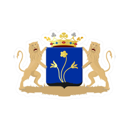 Zoetermeer wapen 1816 wapenbrief (Netherlands) (Coat of Arms) STICKER Vinyl Kiss-Cut Decal 2 Inch White - The Sticker Space