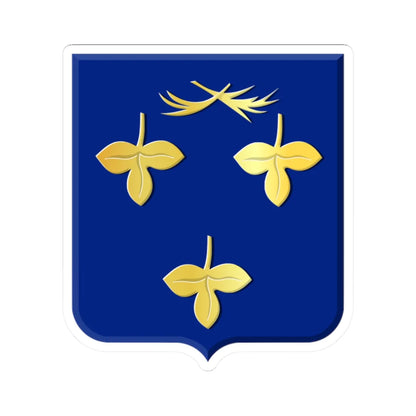 Zoeterwoude wapen (Netherlands) (Coat of Arms) STICKER Vinyl Kiss-Cut Decal 2 Inch White - The Sticker Space