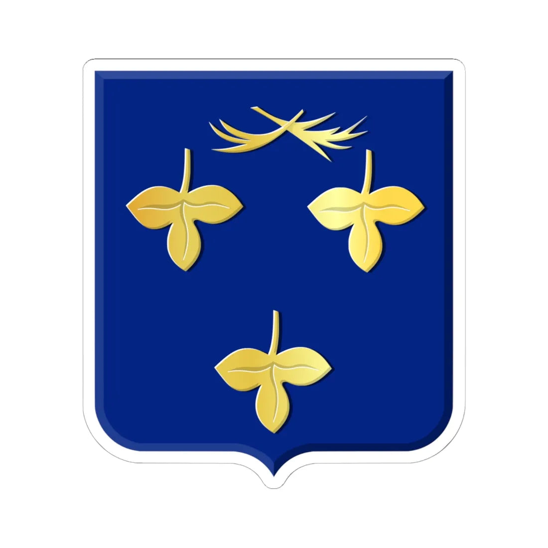 Zoeterwoude wapen (Netherlands) (Coat of Arms) STICKER Vinyl Kiss-Cut Decal - The Sticker Space