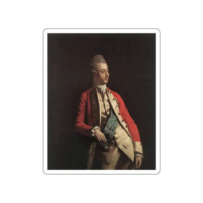 ZOFFANY, Johann - Prince Ernest Gottlob Albert of Mecklenburg-Strelitz (Artwork) STICKER Vinyl Die-Cut Decal White Die-Cut 3 Inch - The Sticker Space