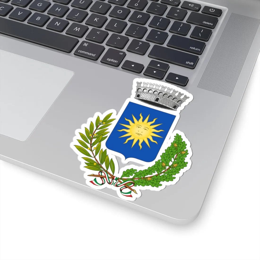 Zollino-Stemma (Italy) (Coat of Arms) STICKER Vinyl Kiss-Cut Decal - The Sticker Space