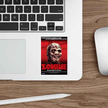 ZOMBI 2 (BLU-RAY RELEASE) 1979 Movie Poster STICKER Vinyl Die-Cut Decal-The Sticker Space