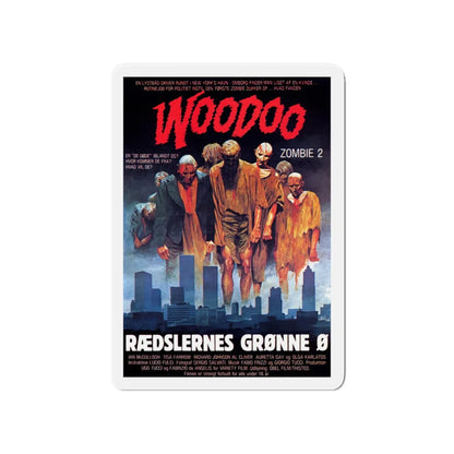 ZOMBI 2 (DANISH) 1979 Movie Poster - Refrigerator Magnet 4 Inch - The Sticker Space