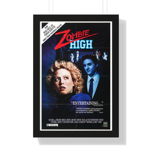 ZOMBIE HIGH 1987 - Framed Movie Poster-16″ x 24″-The Sticker Space