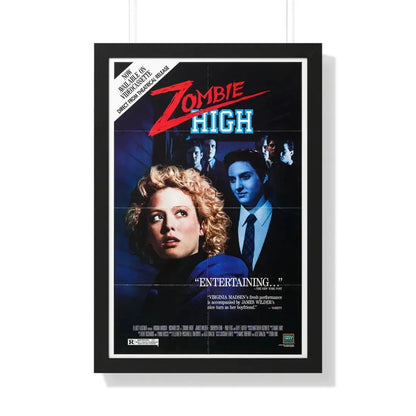 ZOMBIE HIGH 1987 - Framed Movie Poster 20" x 30" Black - The Sticker Space