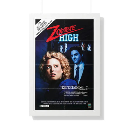 ZOMBIE HIGH 1987 - Framed Movie Poster 20" x 30" White - The Sticker Space