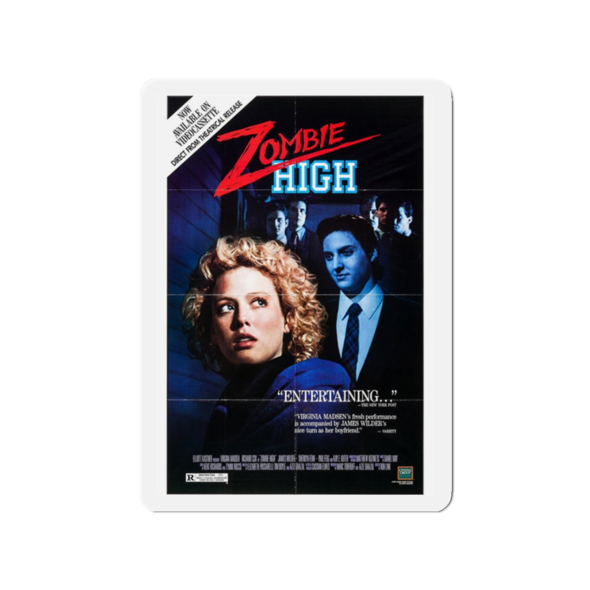 ZOMBIE HIGH 1987 Movie Poster - Refrigerator Magnet