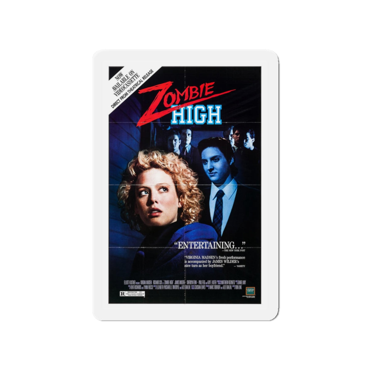 ZOMBIE HIGH 1987 Movie Poster - Refrigerator Magnet