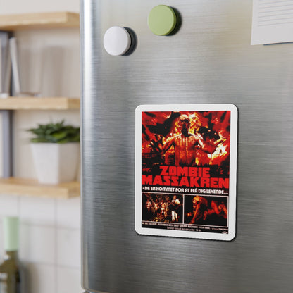 ZOMBIE HOLOCAUST (DANISH) 1980 Movie Poster - Refrigerator Magnet