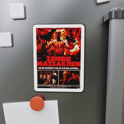 ZOMBIE HOLOCAUST (DANISH) 1980 Movie Poster - Refrigerator Magnet