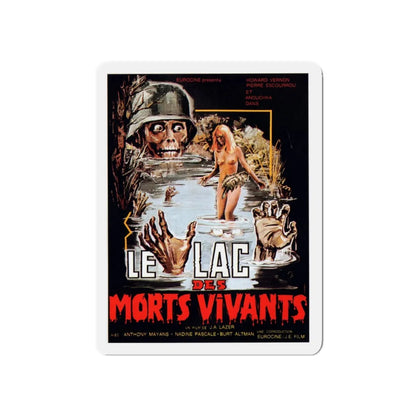 ZOMBIE LAKE 1981 Movie Poster - Refrigerator Magnet 5 Inch - The Sticker Space