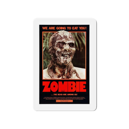 ZOMBIE (ZOMBIE 2,  ZOMBIE FLESHEATERS) 1979 Movie Poster - Refrigerator Magnet 4 Inch - The Sticker Space