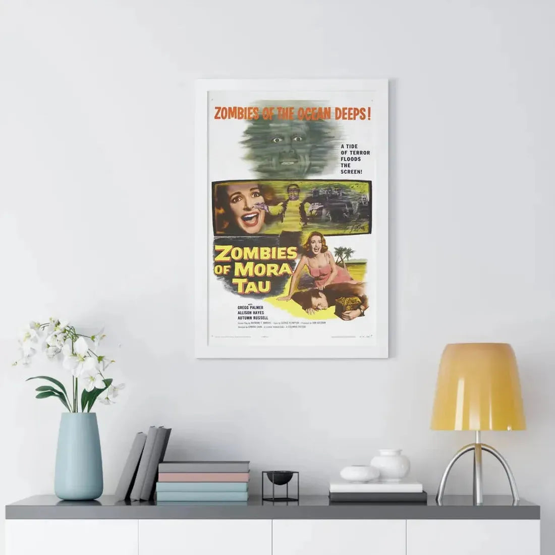 ZOMBIES OF MORA TAU 1957 - Framed Movie Poster - The Sticker Space