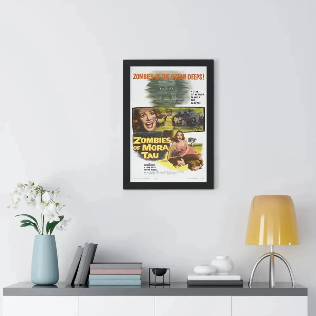 ZOMBIES OF MORA TAU 1957 - Framed Movie Poster - The Sticker Space