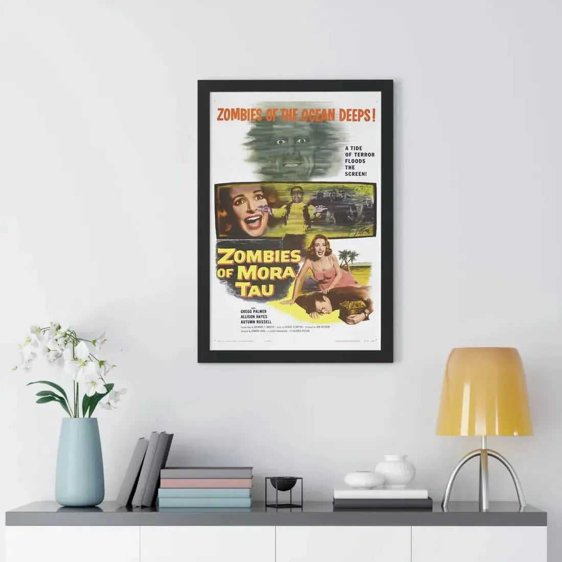 ZOMBIES OF MORA TAU 1957 - Framed Movie Poster - The Sticker Space