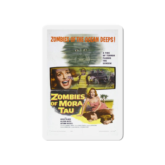 ZOMBIES OF MORA TAU 1957 Movie Poster - Refrigerator Magnet-6 × 6"-The Sticker Space