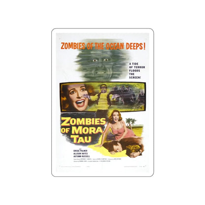 ZOMBIES OF MORA TAU 1957 Movie Poster STICKER Vinyl Die-Cut Decal 3 Inch - The Sticker Space