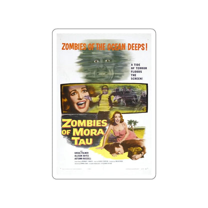 ZOMBIES OF MORA TAU 1957 Movie Poster STICKER Vinyl Die-Cut Decal 6 Inch - The Sticker Space