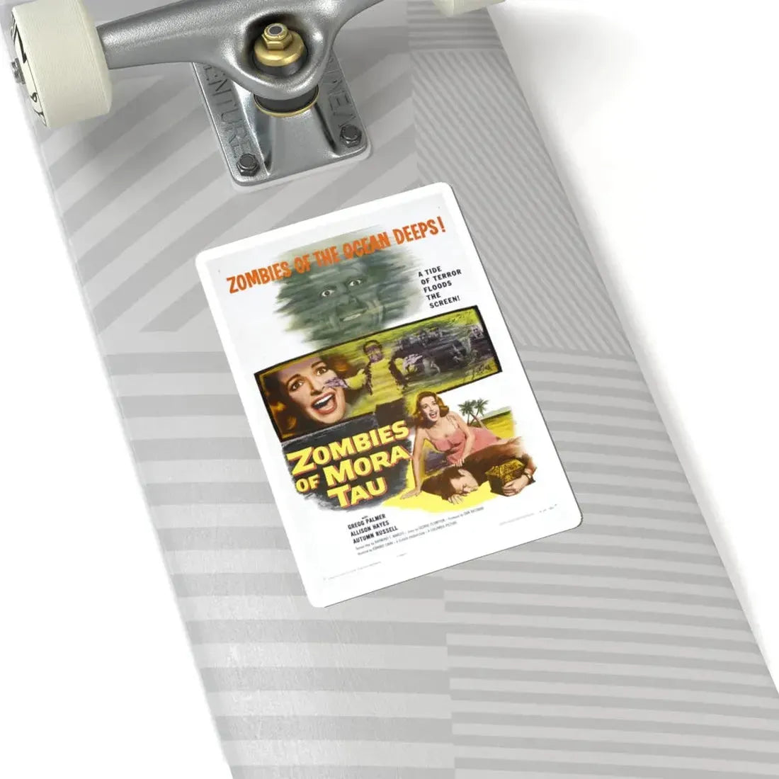 ZOMBIES OF MORA TAU 1957 Movie Poster - STICKER Vinyl Kiss-Cut Decal - The Sticker Space