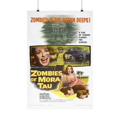 ZOMBIES OF MORA TAU 1957 - Paper Movie Poster 20″ x 30″ Matte - The Sticker Space