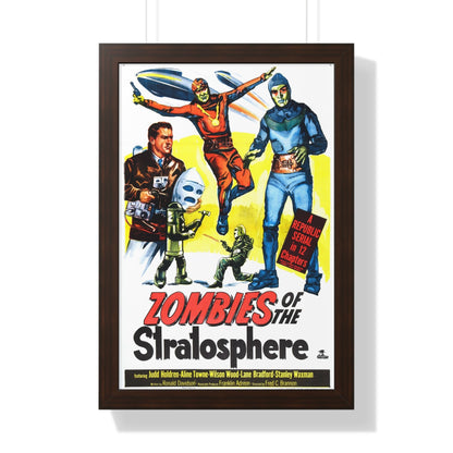 ZOMBIES OF THE STRATOSPHERE 1952 - Framed Movie Poster-16″ x 24″-The Sticker Space