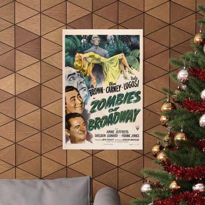 ZOMBIES ON BROADWAY 1945 - Paper Movie Poster-The Sticker Space