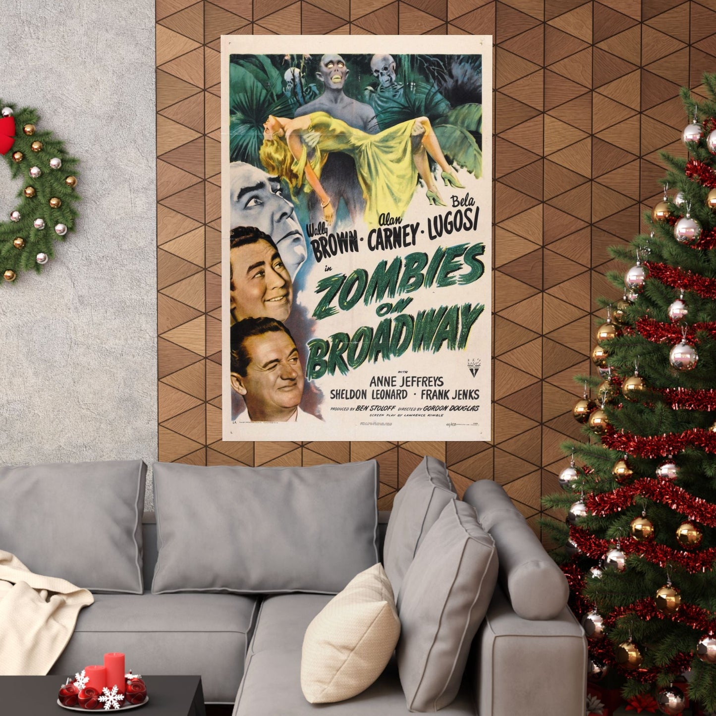 ZOMBIES ON BROADWAY 1945 - Paper Movie Poster-The Sticker Space