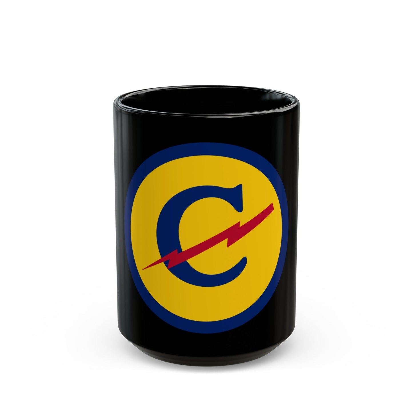 Zone Constabulary Forces of the European Theater (U.S. Army) Black Coffee Mug-15oz-The Sticker Space