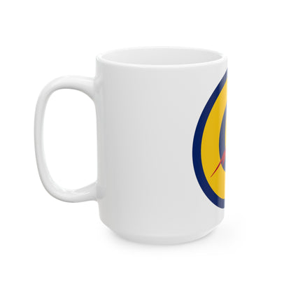 Zone Constabulary Forces of the European Theater (U.S. Army) White Coffee Mug-The Sticker Space