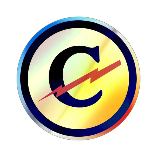 Zone Constabulary Forces of the European Theater (U.S. Army) Holographic STICKER Die-Cut Vinyl Decal 6 Inch Holographic - The Sticker Space