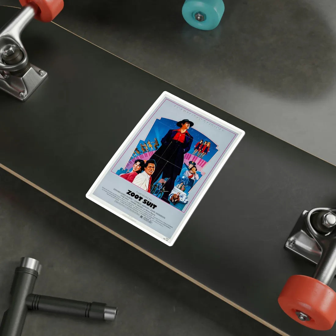 Zoot Suit 1981 Movie Poster STICKER Vinyl Die-Cut Decal - The Sticker Space