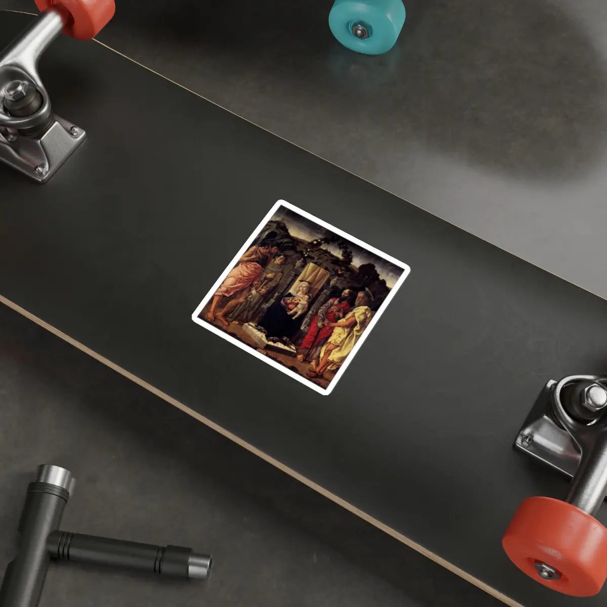 SKU:18251390054228938826 Sticker types:White Shape:Die-Cut Sizes:4" × 4"