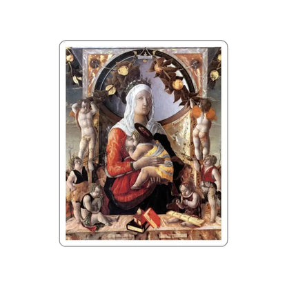 ZOPPO, Marco - Madonna and Child with Angels (Artwork) STICKER Vinyl Die-Cut Decal White Die-Cut 2 Inch - The Sticker Space